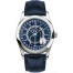 Fake Patek Philippe New White Gold Calatrava Blue Dial Men's Watch