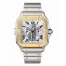 Replica Cartier Santos Chronograph Steel 18K Yellow Gold Automatic 43.3mm Watch W2SA0008
