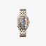 Replica Cartier Panthere Steel 18K Rose Gold Quartz Diamond Bezel Medium Watch W3PN0007