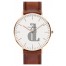 $89:Discounts Daniel Wellington Classic St. Mawes Leather Strap Watch 36mm