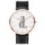 $89:Discounts Daniel Wellington Classic Sheffield Leather Strap Watch 40mm