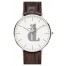 $89:Discounts Daniel Wellington Classic York Leather Strap Watch 36mm