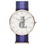 $85:Discounts Daniel Wellington Classic Swansea Round NATO Strap Watch 36mm