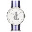 $85:Discounts Daniel Wellington Classic Trinity Round NATO Strap Watch 36mm