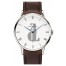 $99:Discounts Daniel Wellington Dapper Bristol Leather Strap Watch 38mm