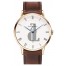 $99:Discounts Daniel Wellington Dapper St. Mawes Leather Strap Watch 38mm