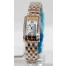 Replica Longines Dolce Vita L5.158.0.84.6 Womens Rectangle Stainless Steel set with Diamonds Quartz Watch