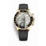 Rolex Cosmograph Daytona yellow gold 116518LN White mother-of-pearl set diamonds Dial