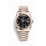 Rolex Day-Date 36 Everose gold 118205 Black Dial