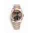 Rolex Day-Date 36 Everose gold 118205 Chocolate Dial