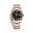 Rolex Day-Date 36 Everose gold 118235 Black Dial