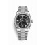 Rolex Day-Date 36 Platinum 118346 Black set diamonds Dial
