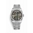 Rolex Day-Date 36 Platinum 118346 Black mother-of-pearl set diamonds Dial