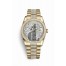Rolex Day-Date 36 yellow gold 118348 Meteorite set diamonds Dial