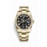 Rolex Day-Date 36 yellow gold 118348 Black set diamonds Dial