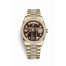 Rolex Day-Date 36 yellow gold 118348 Bull's eye set diamonds Dial