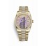 Rolex Day-Date 36 yellow gold 118348 Carousel of lavender jade Dial