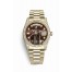 Rolex Day-Date 36 yellow gold lugs set diamonds 118388 Bull's eye set diamonds Dial