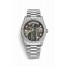 Rolex Day-Date 36 white gold lugs set diamonds 118389 Black mother-of-pearl set diamonds Dial