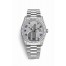 Rolex Day-Date 36 white gold lugs set diamonds 118389 Diamond-paved Dial