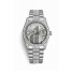 Rolex Day-Date 36 white gold lugs set diamonds 118389 Silver set diamonds Dial
