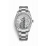 Rolex Day-Date 36 white gold lugs set diamonds 118389 White mother-of-pearl set diamonds Dial