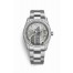 Rolex Day-Date 36 white gold lugs set diamonds 118389 Silver set diamonds Dial