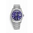 Rolex Day-Date 36 white gold lugs set diamonds 118389 Lapis Lazuli set diamonds Dial