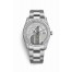 Rolex Day-Date 36 white gold lugs set diamonds 118389 Carousel of white mother-of-pearl Dial