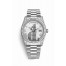 Rolex Day-Date 36 white gold lugs set diamonds 118389 White Dial