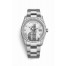 Rolex Day-Date 36 white gold lugs set diamonds 118389 White Dial