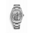 Rolex Day-Date 36 white gold lugs set diamonds 118389 Rhodium Dial