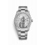Rolex Day-Date 36 white gold lugs set diamonds 118389 Silver Jubilee design set diamonds Dial