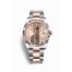 Rolex Datejust 36 Everose Rolesor Oystersteel Everose gold 126231 Rose set diamonds Dial