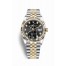 Rolex Datejust 36 Yellow Rolesor Oystersteel yellow gold 126233 Black set diamonds Dial