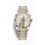 Rolex Datejust 36 Yellow Rolesor Oystersteel yellow gold 126233 Silver Jubilee design set diamonds Dial