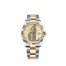 fake Rolex Datejust 36 Rolesor combination of Oystersteel and yellow gold M126233-0038