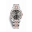 Rolex Datejust 36 Everose Rolesor Oystersteel Everose gold 126281RBR Dark rhodium Dial