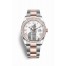 Rolex Datejust 36 Everose Rolesor Oystersteel Everose gold 126281RBR White Dial
