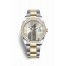 Rolex Datejust 36 Yellow Rolesor Oystersteel yellow gold 126283RBR Silver set diamonds Dial