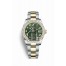 Rolex Datejust 31 Yellow Rolesor Oystersteel yellow gold 178383 Olive green set diamonds Dial