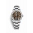 Rolex Datejust 31 White Rolesor Oystersteel white gold 178384 Black Dial