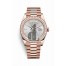 Rolex Day-Date 40 Everose gold 228345RBR Sundust set diamonds Dial