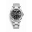 Rolex Day-Date 40 Platinum 228396TBR Black Dial