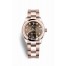 Rolex Datejust 31 Everose gold 278245 Chocolate set diamonds Dial