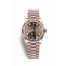 Rolex Datejust 31 Everose gold 278275 Chocolate set diamonds Dial