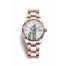 Rolex Datejust 31 Everose gold 278275 White mother-of-pearl set diamonds Dial