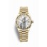 Rolex Datejust 31 yellow gold 278278 White mother-of-pearl set diamonds Dial