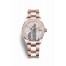Rolex Datejust 31 Everose gold 278285RBR Paved mother-of-pearl butterfly Dial