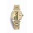 Rolex Datejust 31 yellow gold 278288RBR Champagne-colour set diamonds Dial
